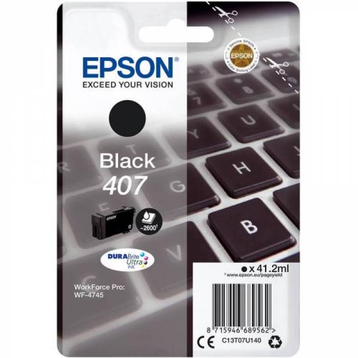 Cartus Cerneala Epson Black C13T07U140