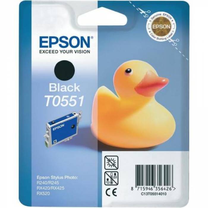 Cartus Cerneala Epson T0551 Photo Black - C13T05514010