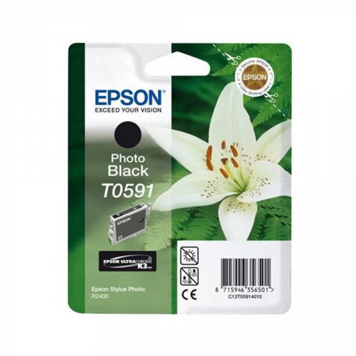 Cartus Cerneala Epson T0591 Photo Black - C13T05914010