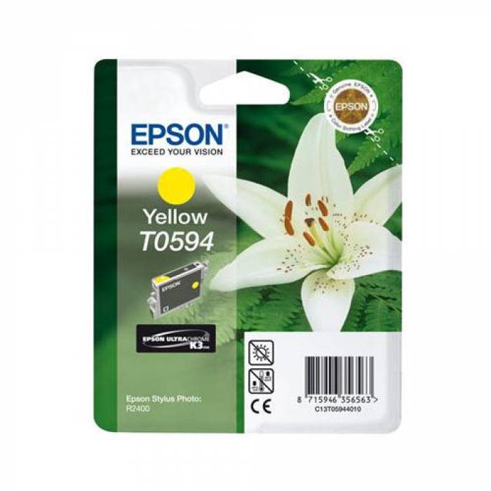 Cartus Cerneala Epson T0594 Yellow - C13T05944010