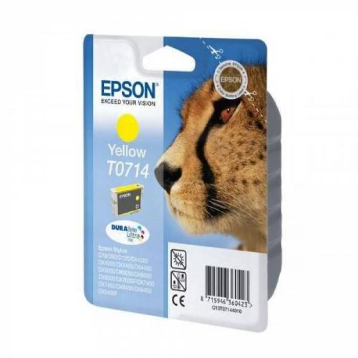 Cartus cerneala Epson T0714 Yellow - C13T07144010