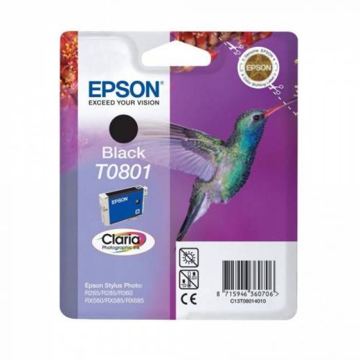 Cartus Cerneala Epson T0801 Black