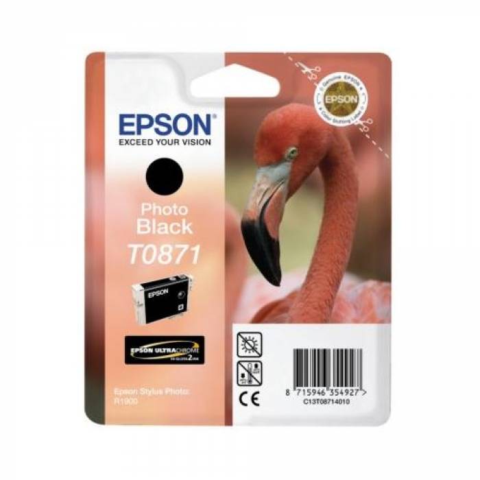 Cartus Cerneala Epson T0871 Photo Black - C13T08714010