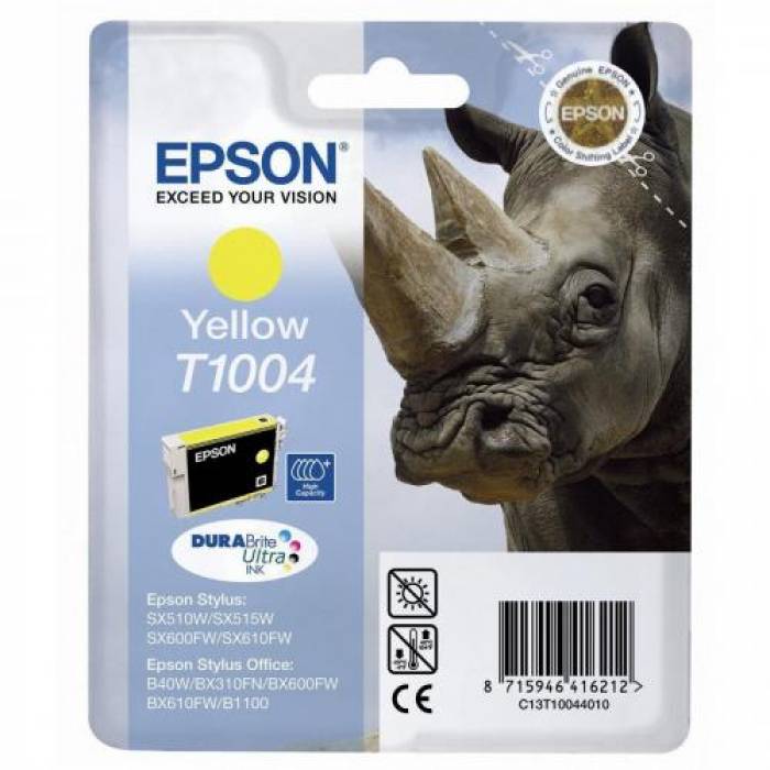 Cartus Cerneala Epson T1004 Yellow