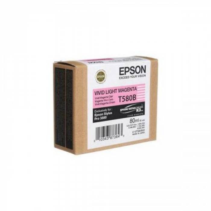 Cartus Cerneala Epson T580B Vivid Light Magenta C13T580B00