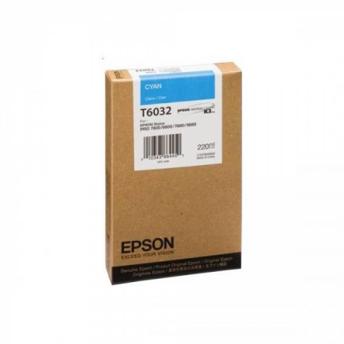 Cartus Cerneala Epson T6032 Cyan C13T603200