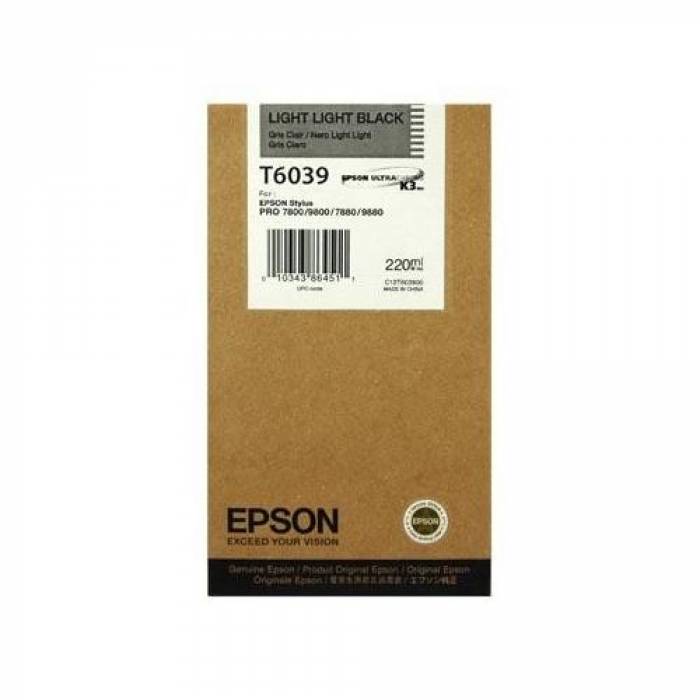 Cartus Cerneala Epson T6039 Light Light Black C13T603900