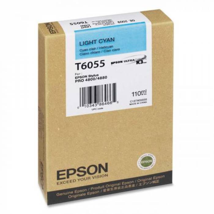 Cartus Cerneala Epson T6055 Light Cyan C13T605500