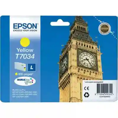 Cartus Cerneala Epson T7034 L Yellow