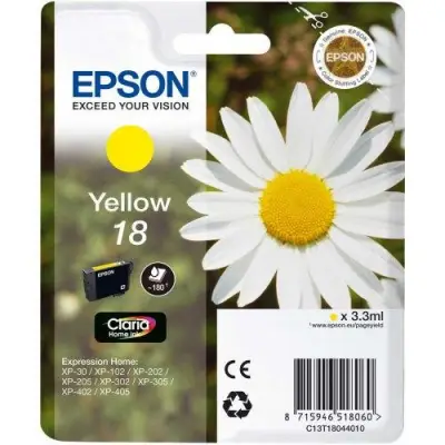 Cartus Cerneala Epson  Yellow 18 - C13T18044010