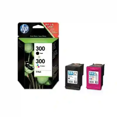 Cartus cerneala HP 300 Combo 2 Pack Negru + Color - CN637EE