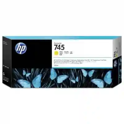 Cartus Cerneala HP 745 YELLOW - F9K02A 