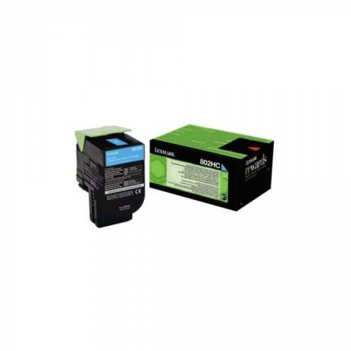 Cartus Lexmark Cyan pentru CX410de CX410dte CX410e