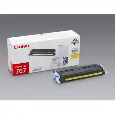 Cartus Toner Canon CRG-707Y Yellow CR9421A004AA