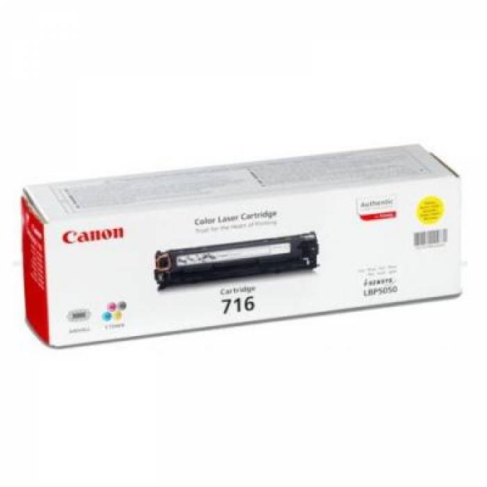 Cartus Toner Canon CRG-716Y Yellow CR1977B002AA