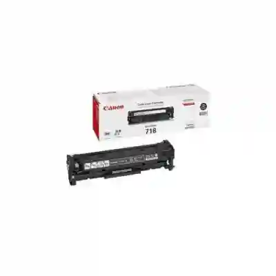 Cartus Toner Canon CRG-718Bk Black CR2662B002AA