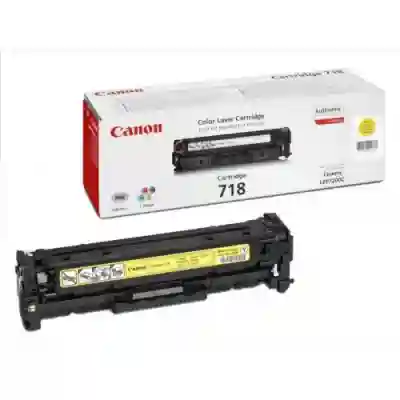 Cartus Toner Canon CRG-718Y Yellow  CR2659B002AA