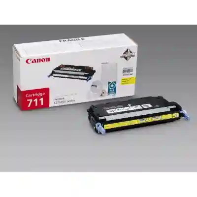 Cartus Toner Canon CRG711Y Yellow CR1657B002AA