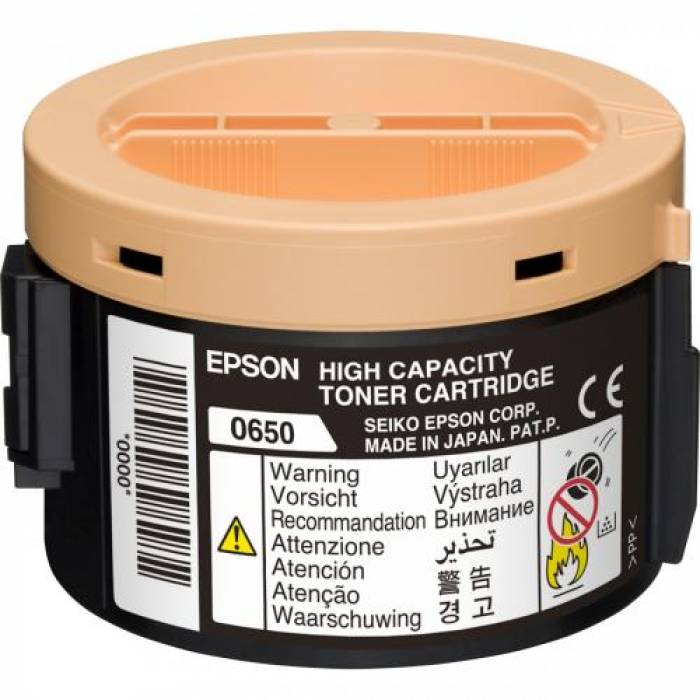Cartus Toner Epson Negru C13S050650 Capacitate Mare
