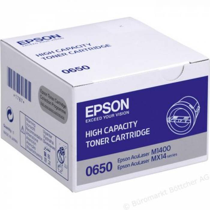 Cartus Toner Epson Negru C13S050650 Capacitate Mare