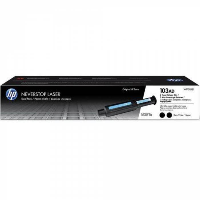 Cartus toner HP 103AD Dual Pack, Black 