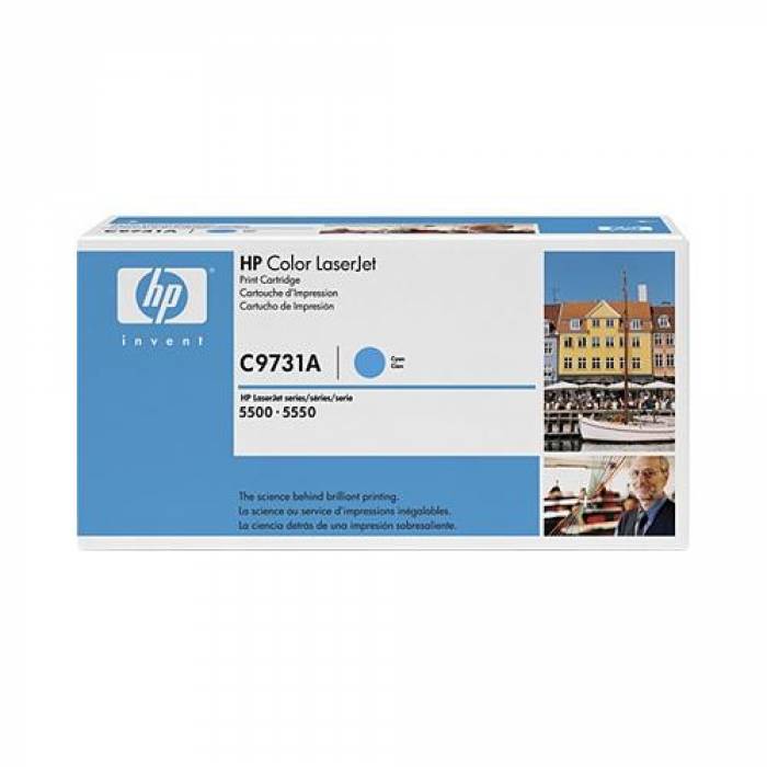 Cartus Toner HP C9731A Cyan 