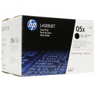Cartus Toner HP CE505X Dual Pack Black