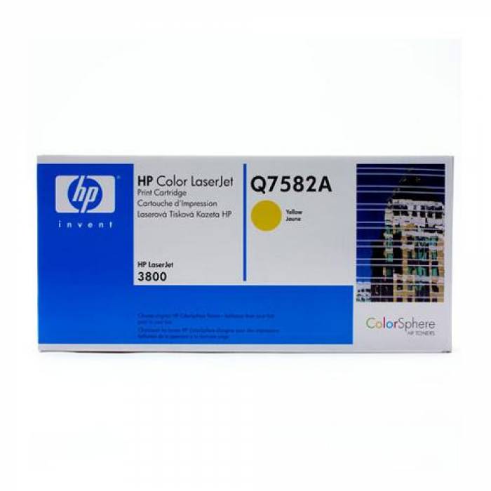 Cartus Toner HP Q7582A Yellow 