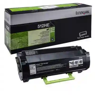 Cartus Toner Lexmark 512HE Black