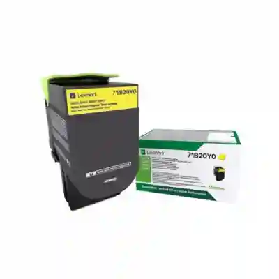 Cartus Toner Lexmark 71B20Y0 Yellow Return