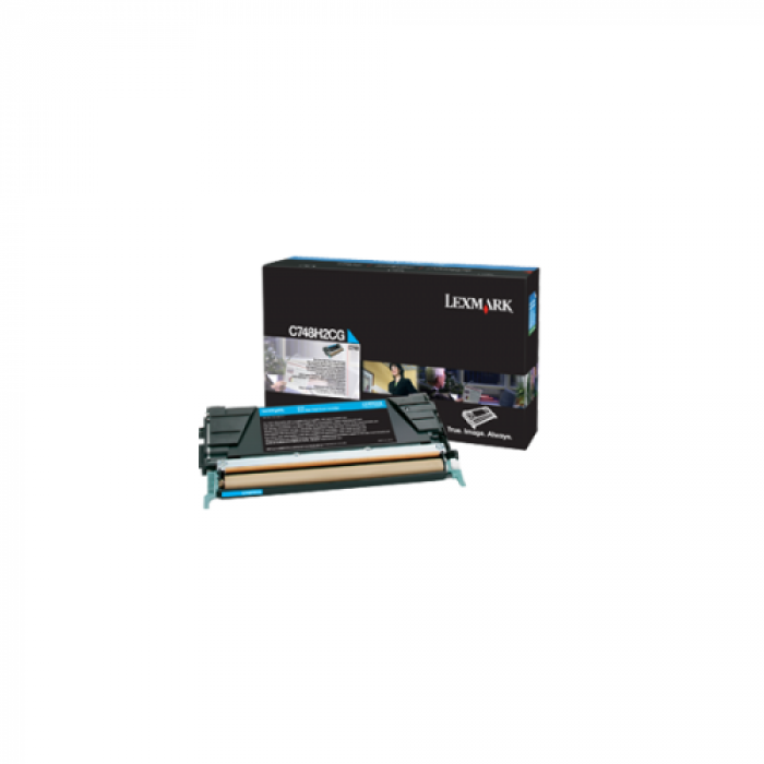 Cartus Toner Lexmark C748H2CG Cyan