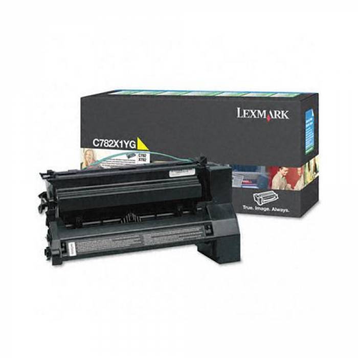 Cartus Toner Lexmark C782X1YG Yellow 