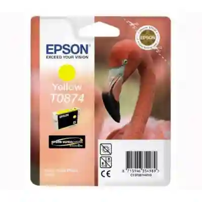 Cartuse cerneala Epson Yellow C13T08744010