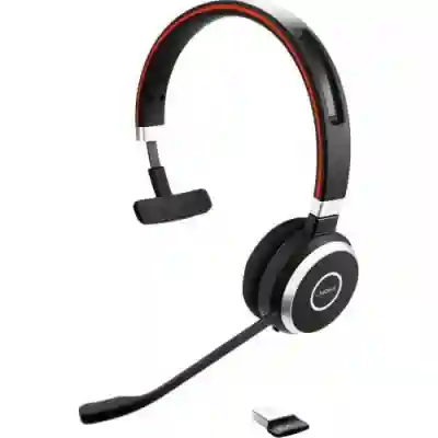 Casca cu microfon Jabra Evolve 65 SE Microsoft Mono, Bluetooth, Black