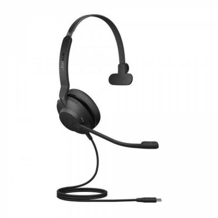 Casca cu microfon Jabra Evolve2 30 UC Mono, USB-C, Black