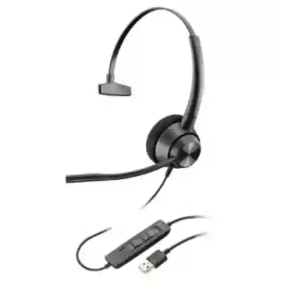 Casca cu microfon Poly Encore Pro 310, USB-A, Black
