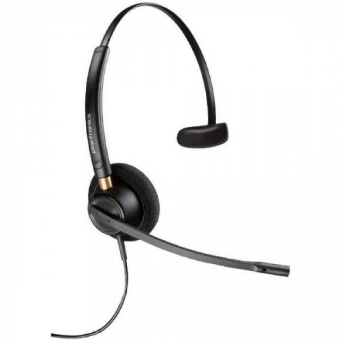 Casca cu microfon Poly Plantronics Encore Pro HW510, QD, Black