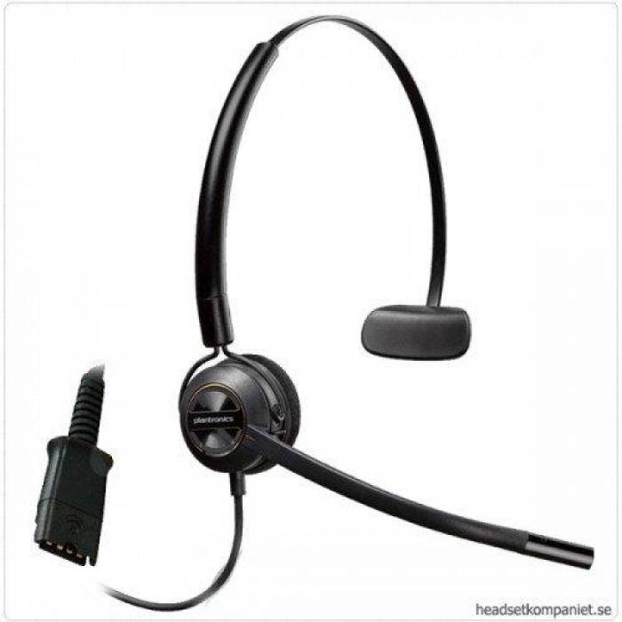 Casca cu microfon Poly Plantronics Encore Pro HW510, QD, Black