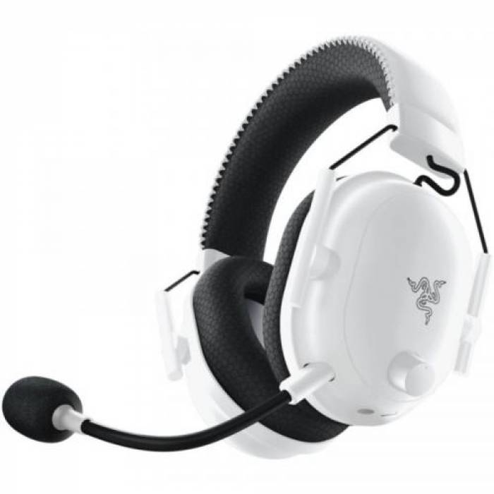 Casti cu micofon Razer Blackshark V2 PRO, USB Wirelesss/3.5mm jack, White