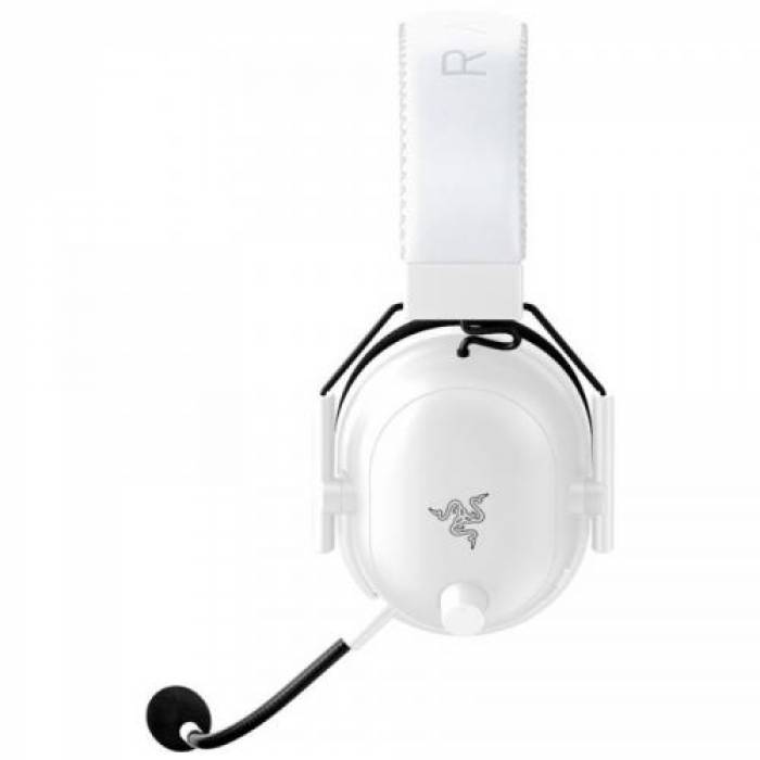 Casti cu micofon Razer Blackshark V2 PRO, USB Wirelesss/3.5mm jack, White