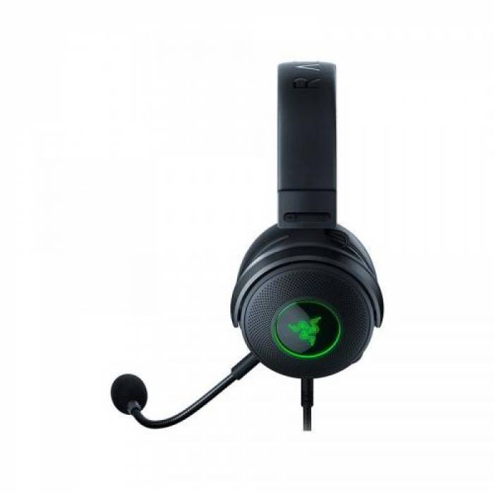 Casti cu micofon Razer Kraken V3 HyperSe, USB-A, Black