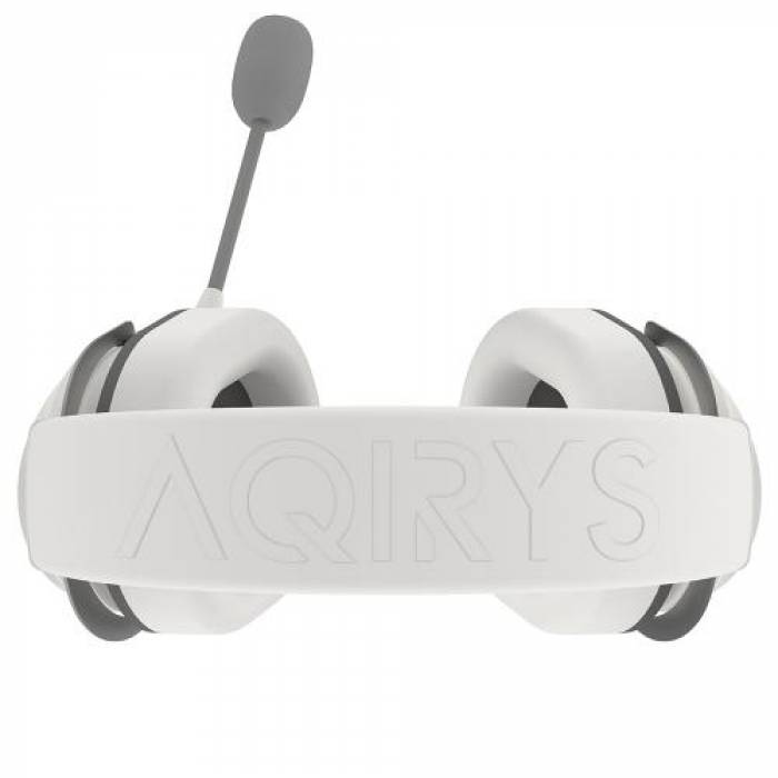Casti cu microfon AQIRYS Altair, USB-A, White