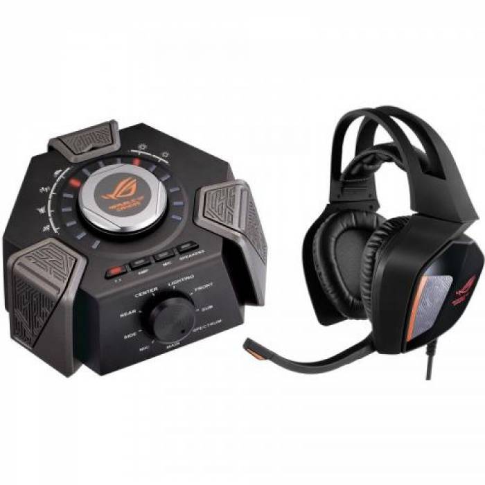 Casti cu microfon ASUS ROG Centurion True 7.1, USB-A, Black