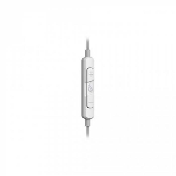 Casti cu microfon ASUS ROG Cetra II Core, 3.5mm jack, Moonlight White