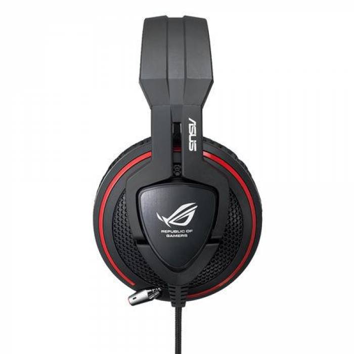 Casti cu microfon ASUS ROG Orion, 3.5mm jack, Black-Red