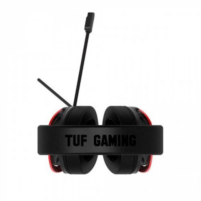 Casti cu microfon ASUS TUF Gaming H3, 3.5mm jack, Black-Red