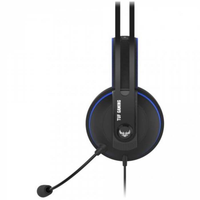Casti cu microfon ASUS TUF Gaming H7 Core, 3.5mm jack, Black-Blue