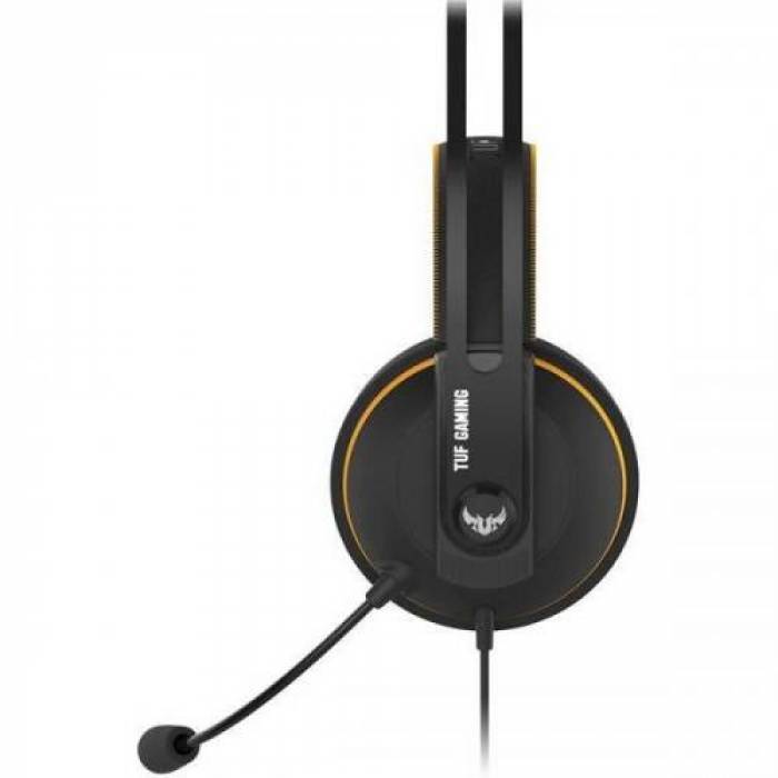 Casti cu microfon ASUS TUF Gaming H7 Core, 3.5mm jack, Black-Yellow