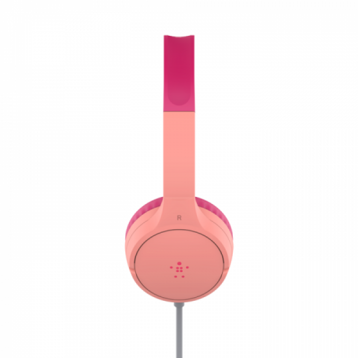 Casti cu microfon Belkin SoundForm Mini, 3.5mm jack, Pink