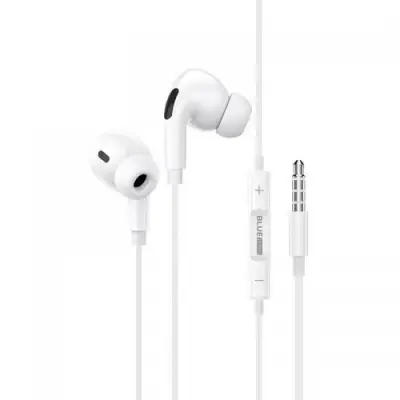 Casti cu microfon Blue Power BBM30 Pro, 3.5mm jack, White